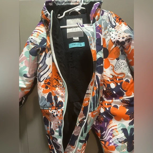 Roxy Girl Size 12 Months Dryflight Snowsuit Bunting Pre-owned - Picture 3 of 13